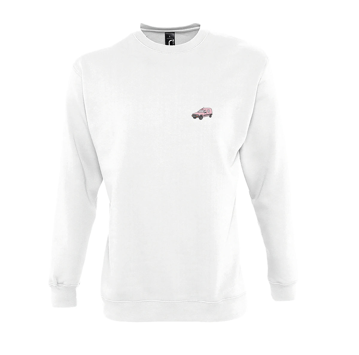 Sweat col rond - C15 Rose Blanc