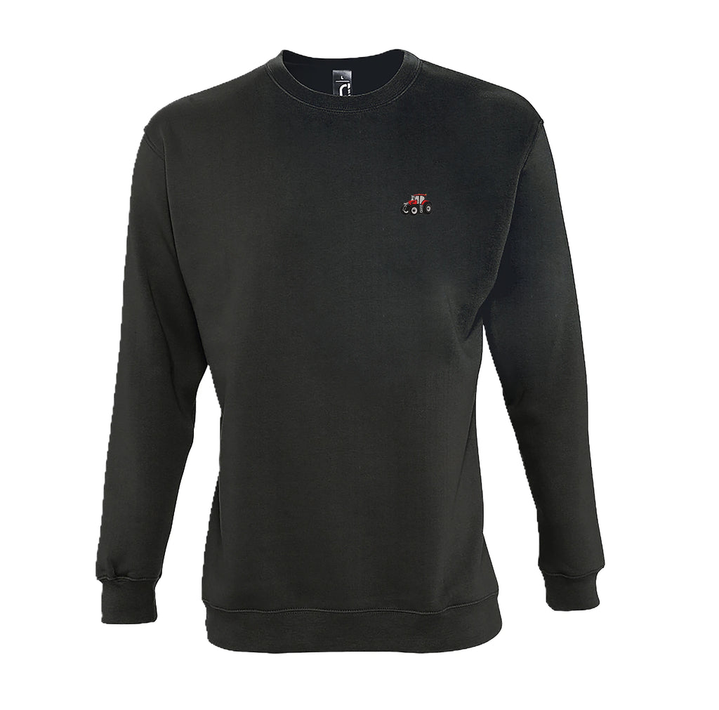 Sweat col rond - Case IH Marron Chocolat