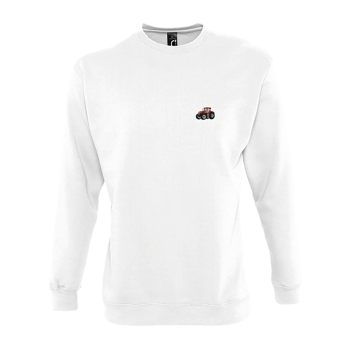 Sweat col rond - Case IH Blanc