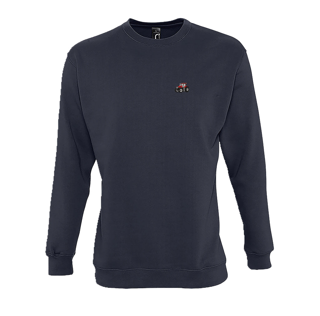 Sweat col rond - Case IH Bleu Marine