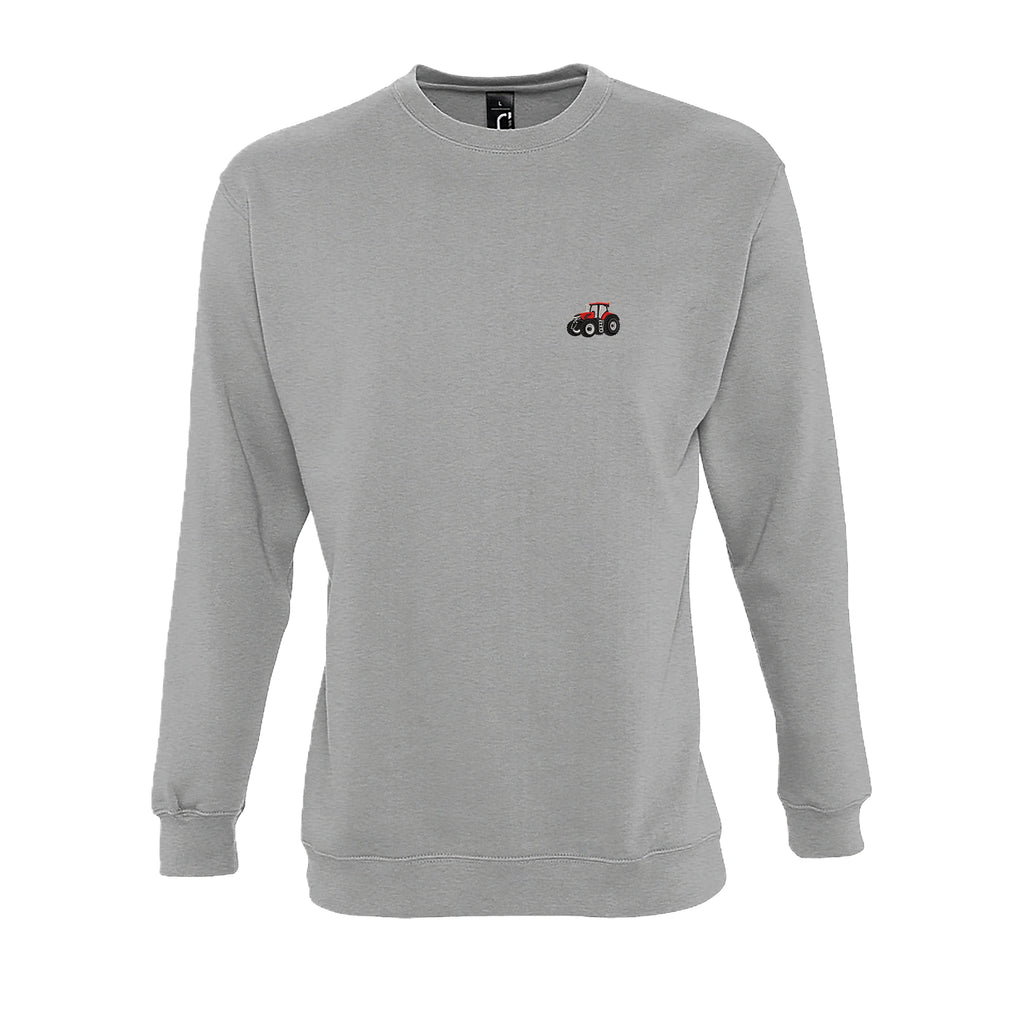 Sweat col rond - Case IH Gris