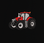 Polo - Case IH - détail broderie noir