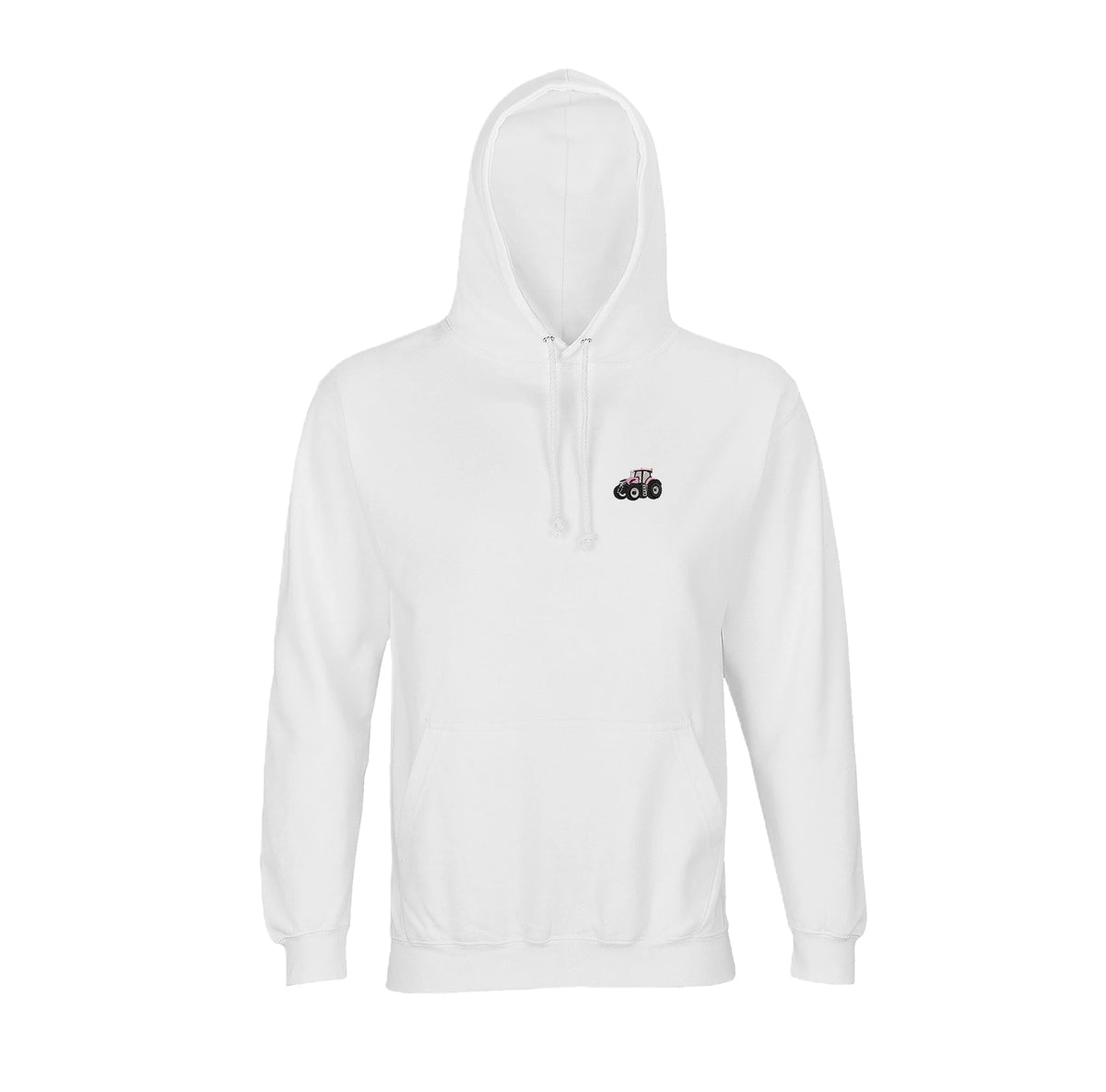 Sweat à capuche - Case IH Rose Blanc
