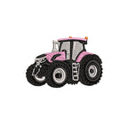 Sweat col rond - Case IH Rose - détail broderie blanc