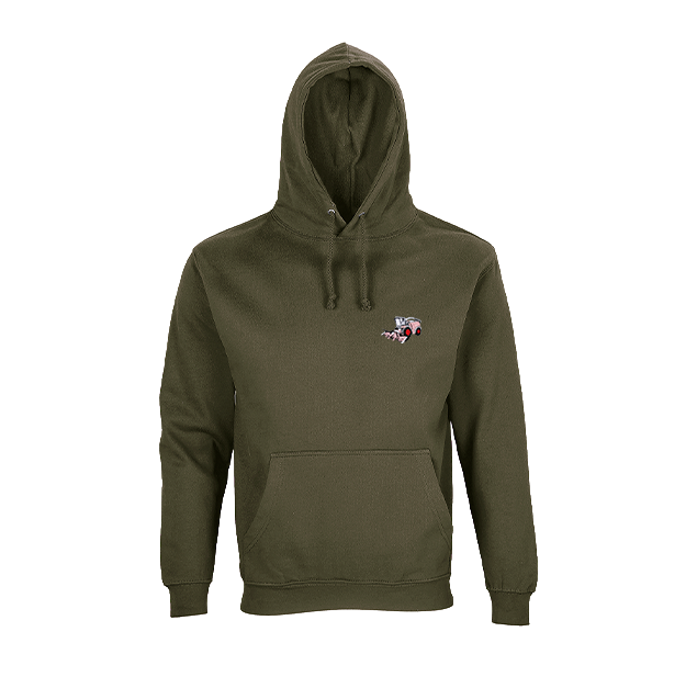 Sweat à capuche - Claas Jaguar 960 Rose