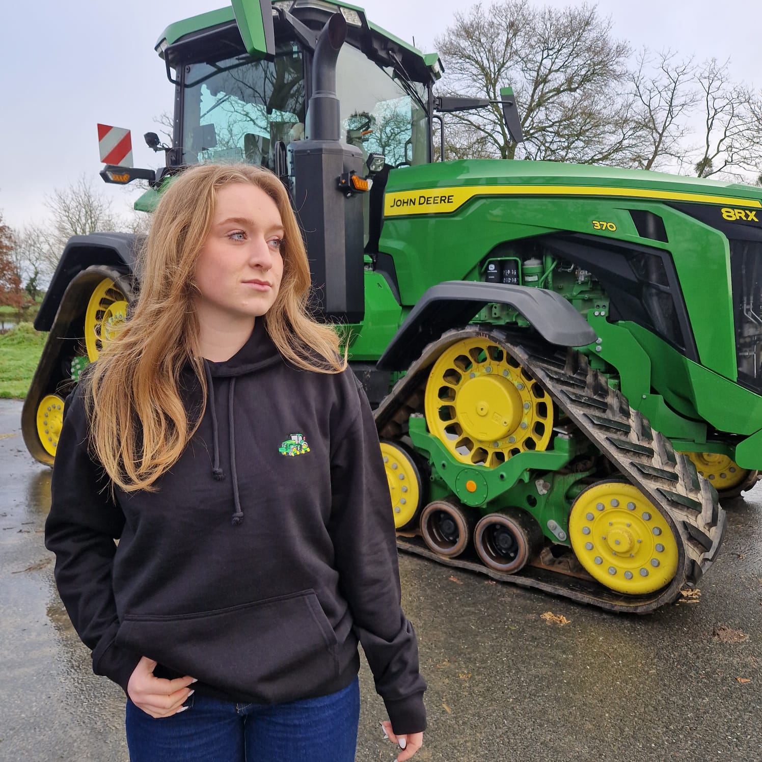 Sweat à capuche - John Deere 8X