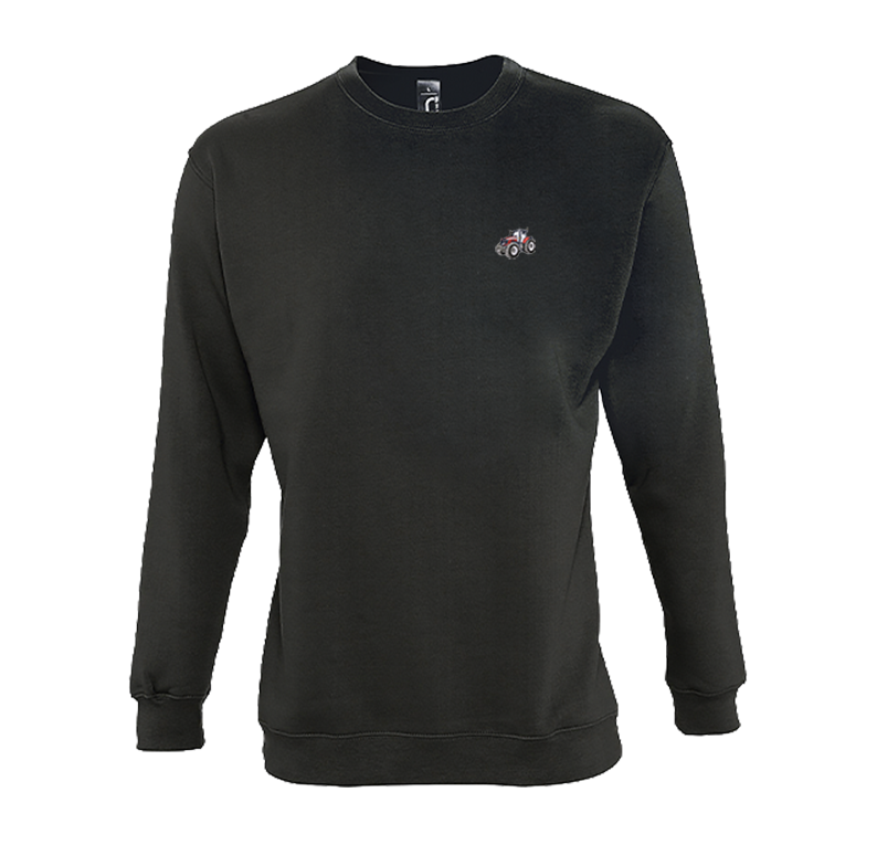 Sweat col rond - Massey Ferguson 7700 Marron Chocolat