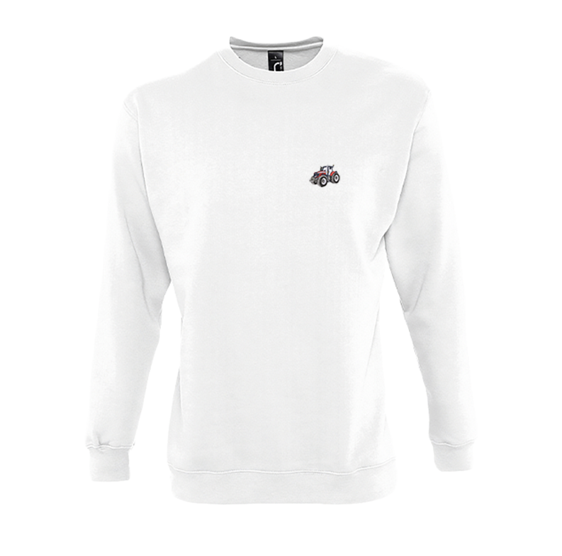 Sweat col rond - Massey Ferguson 7700 Blanc