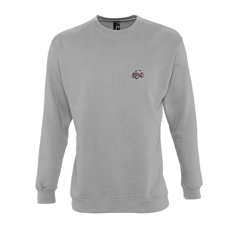 Sweat col rond - Massey Ferguson 7700 Gris