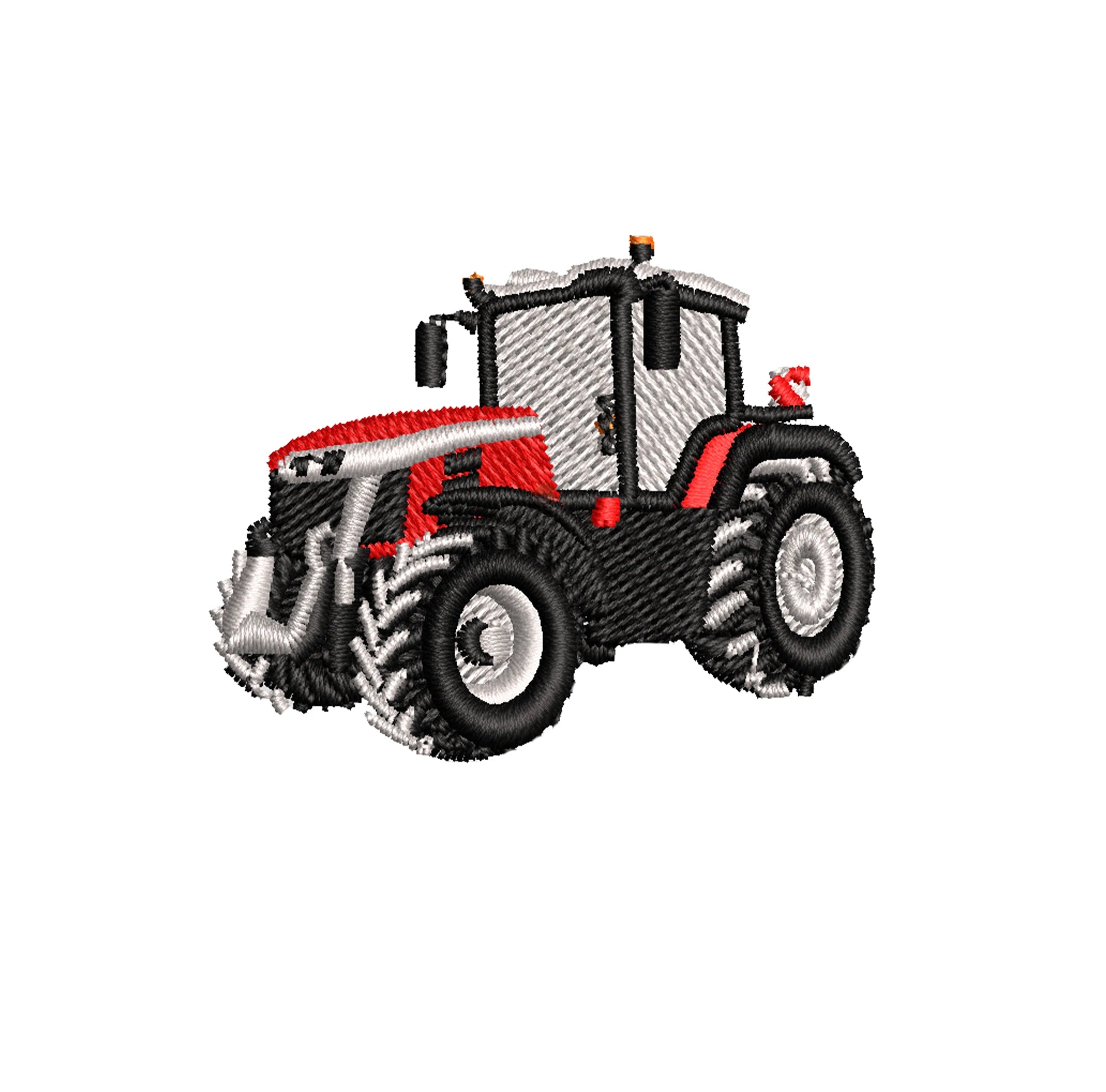 Sweat à capuche - Massey 8S - détail broderie blanc