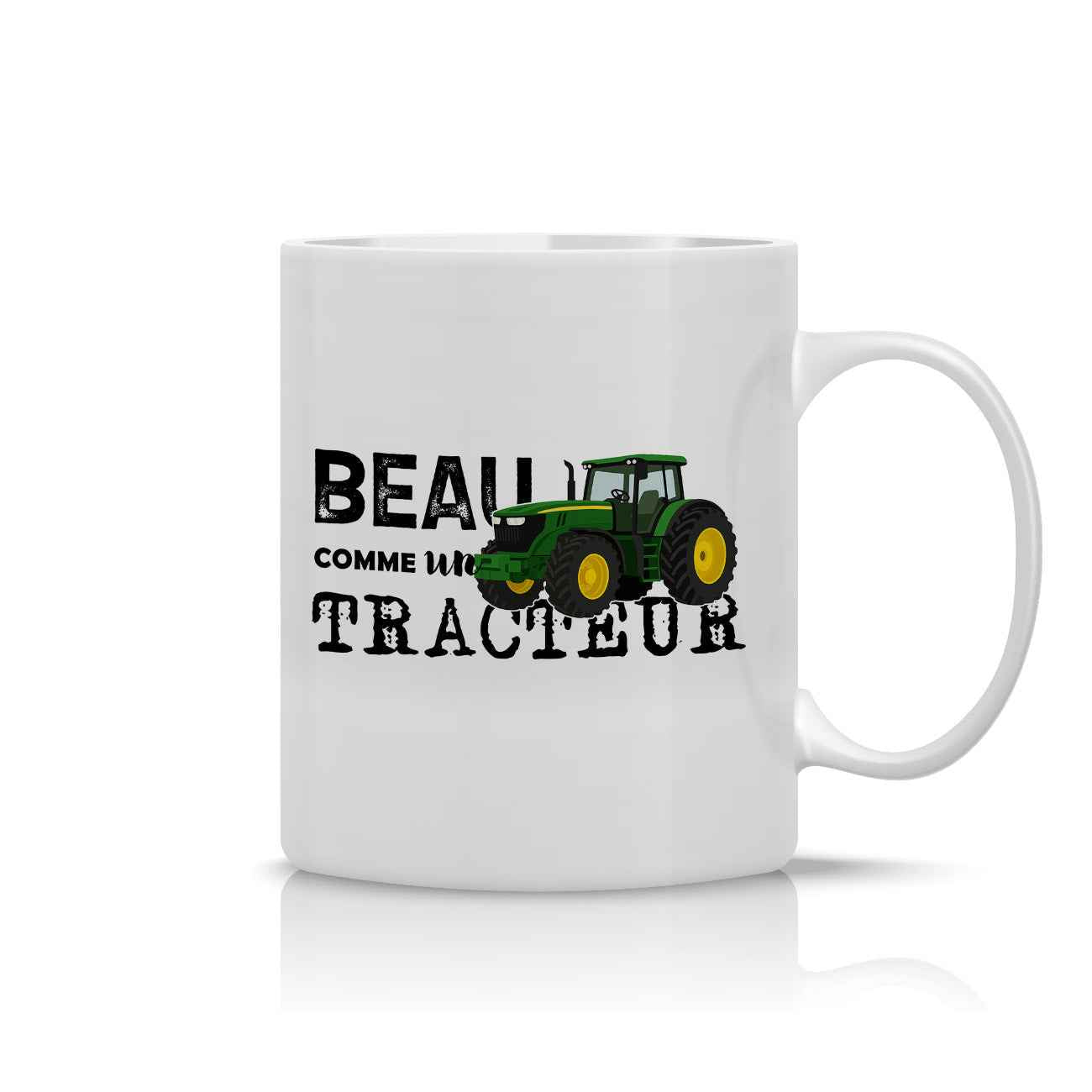 Mug beau comme un tracteur