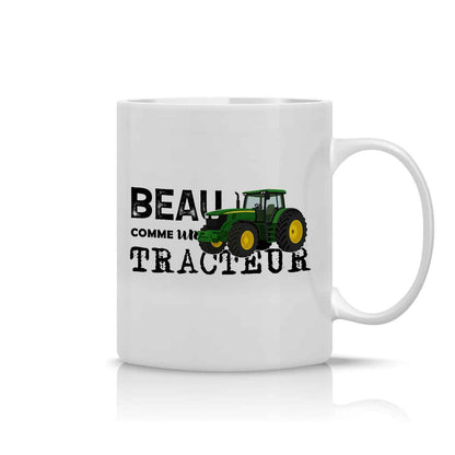 Mug beau comme un tracteur