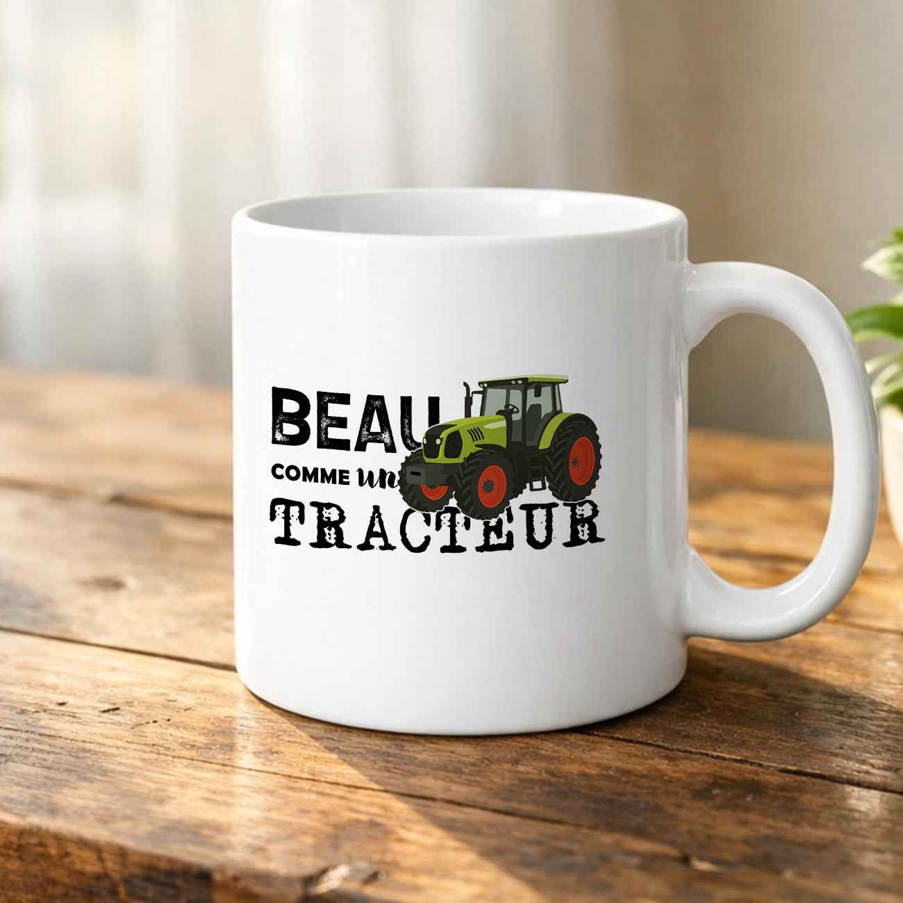 Mug beau comme un tracteur