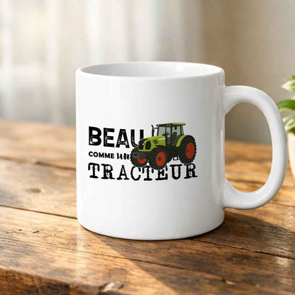 Mug beau comme un tracteur