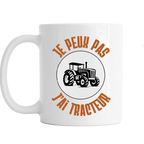 Mug Je peux pas j'ai tracteur - COQ AGRI