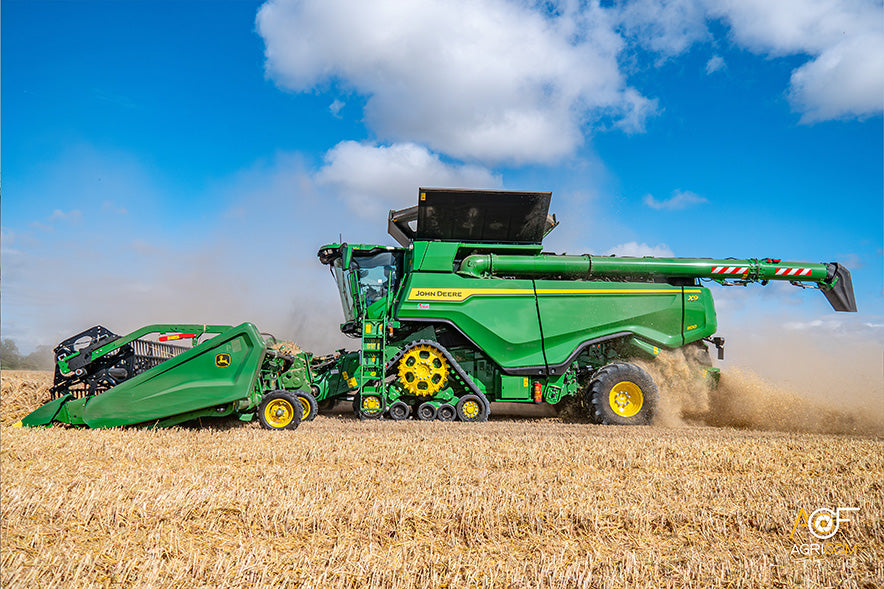Poster Métallique John Deere X9 / AGRICOM FRANCE