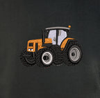 Sweat col rond - Renault - détail broderie anthracite