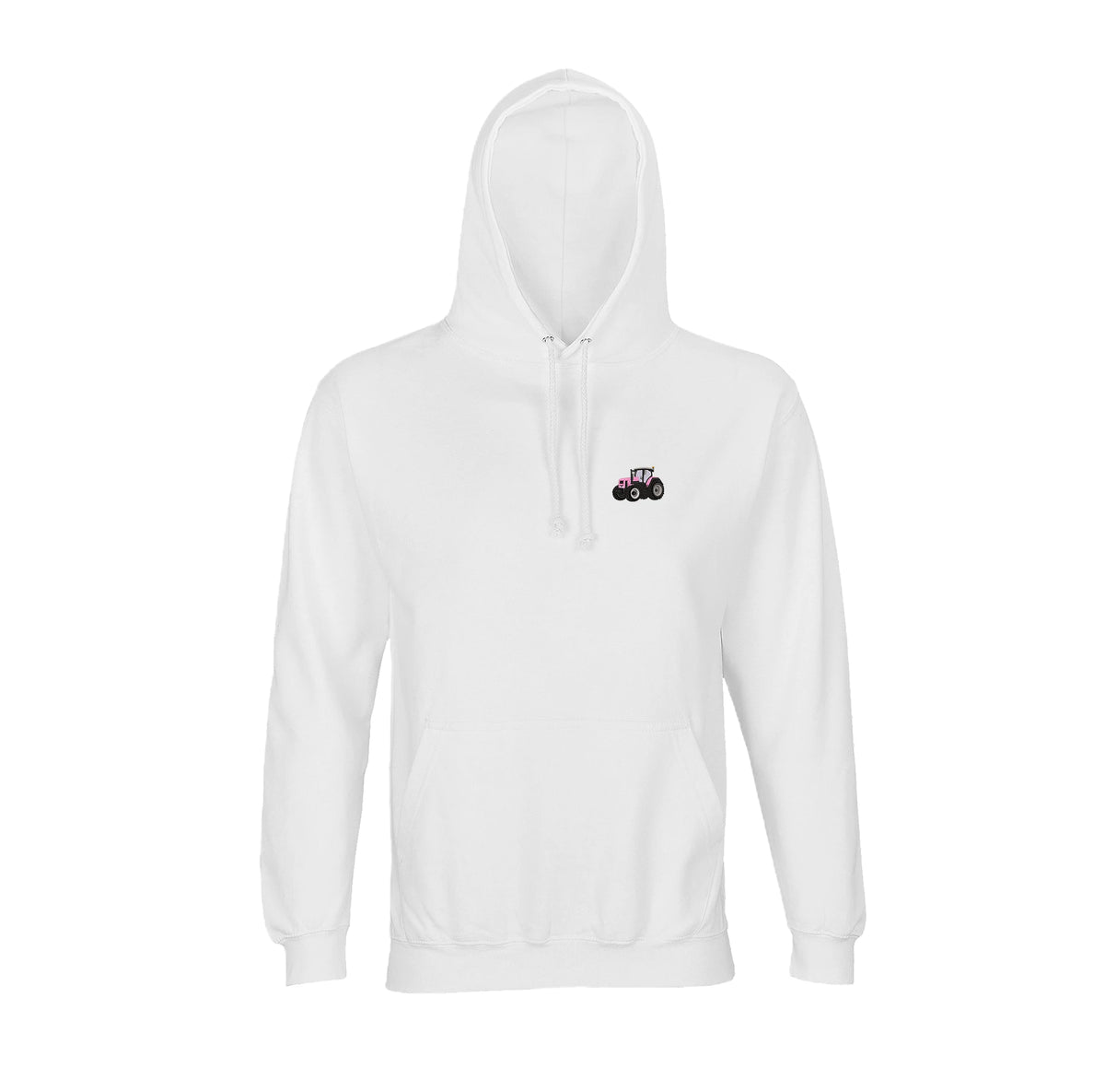Sweat à capuche - Renault Rose Blanc