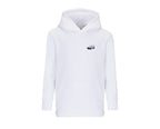 Sweat à capuche enfant C15 blanc brodé COQ AGRI