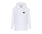 Sweat à capuche enfant Case IH blanc brodé COQ AGRI