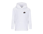 Sweat à capuche enfant Massey 8S blanc brodé COQ AGRI