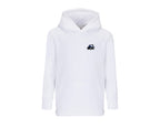 Sweat à capuche enfant New Holland T7 blanc brodé COQ AGRI
