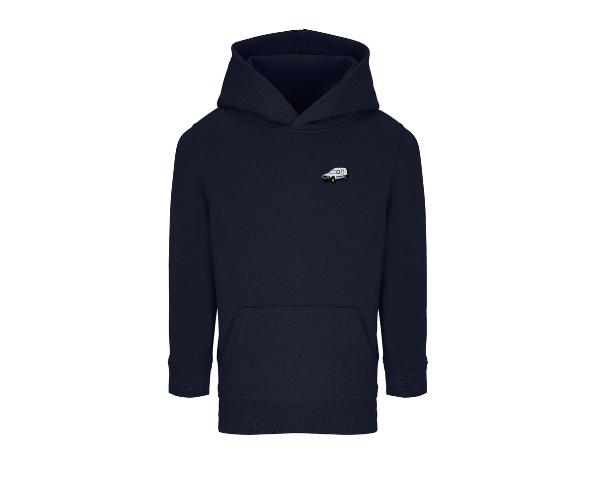Sweat à capuche enfant C15 french marine brodé COQ AGRI