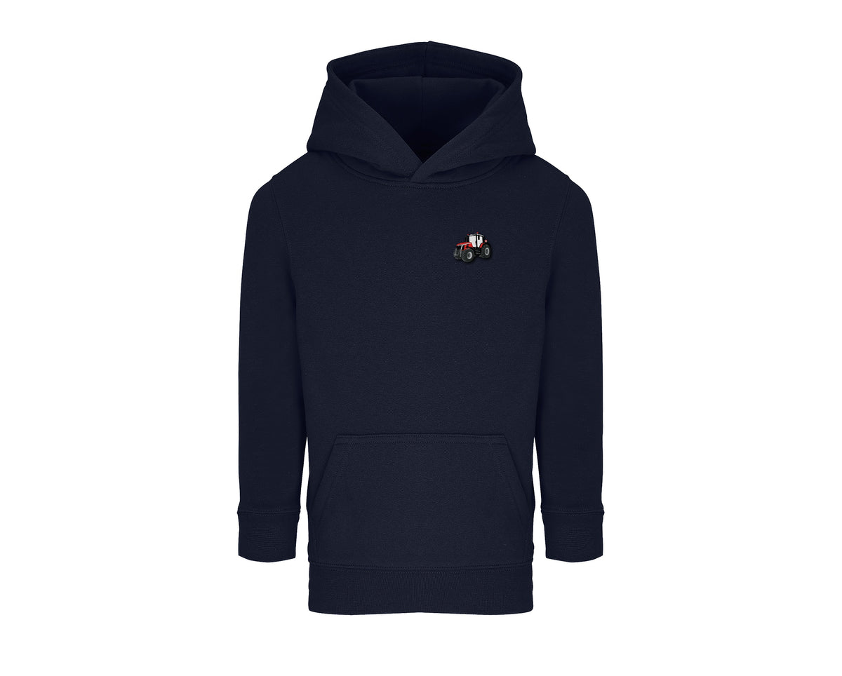 Sweat à capuche enfant Massey 8S french marine brodé COQ AGRI
