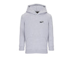 Sweat à capuche enfant C15 gris chiné brodé COQ AGRI