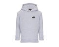 Sweat à capuche enfant Deutz Fahr gris chiné brodé COQ AGRI