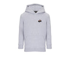Sweat à capuche enfant Fiat gris chiné brodé COQ AGRI
