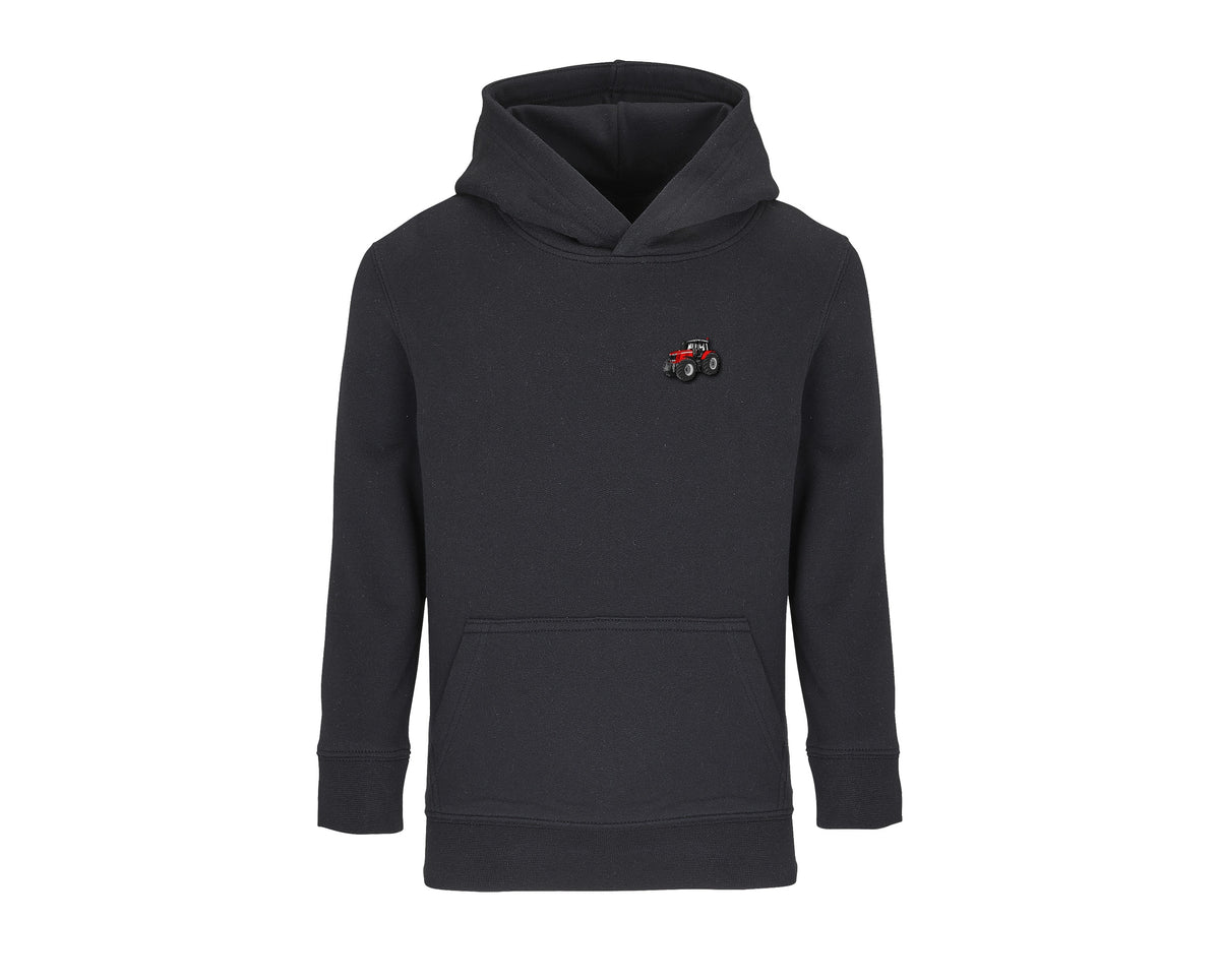Sweat à capuche enfant Massey Ferguson 7700 noir brodé COQ AGRI