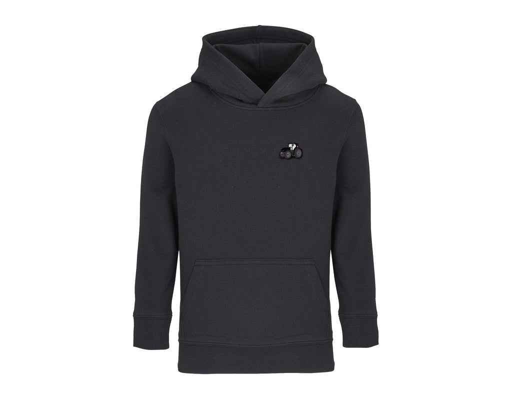Sweat à capuche enfant Valtra T255 noir brodé COQ AGRI