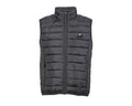 Doudoune sans manches enfant Massey 8S noire brodée COQ AGRI
