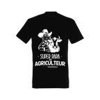 T-shirt Super papa et Agriculteur