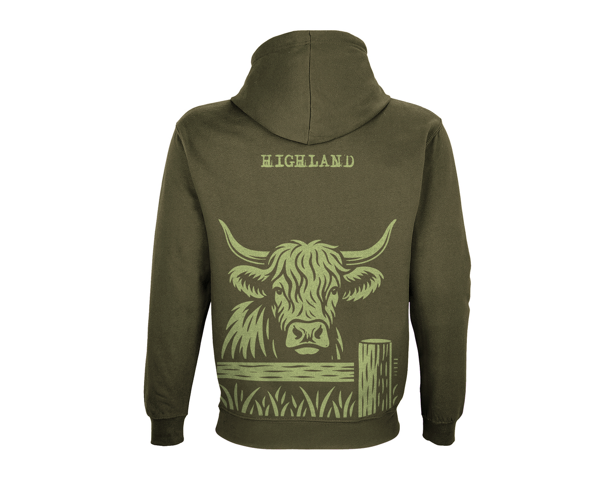 Sweat Vache Highland Kaki