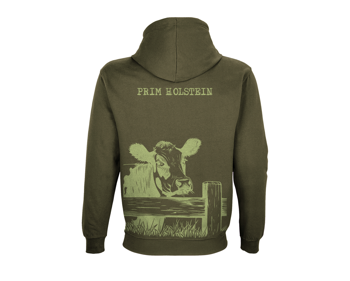 Sweat Vache Prim'Holstein Kaki