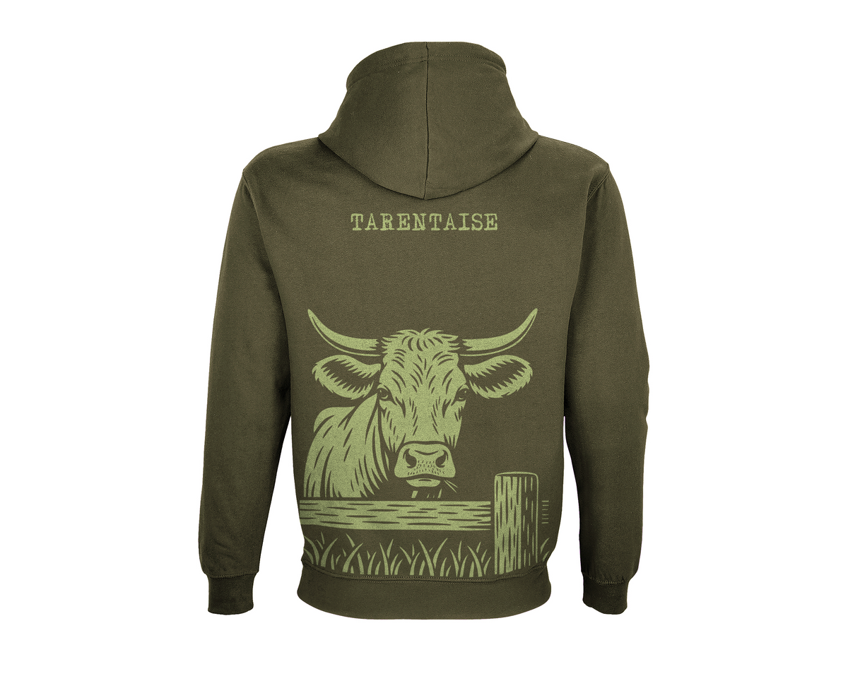 Sweat Vache Tarentaise Kaki