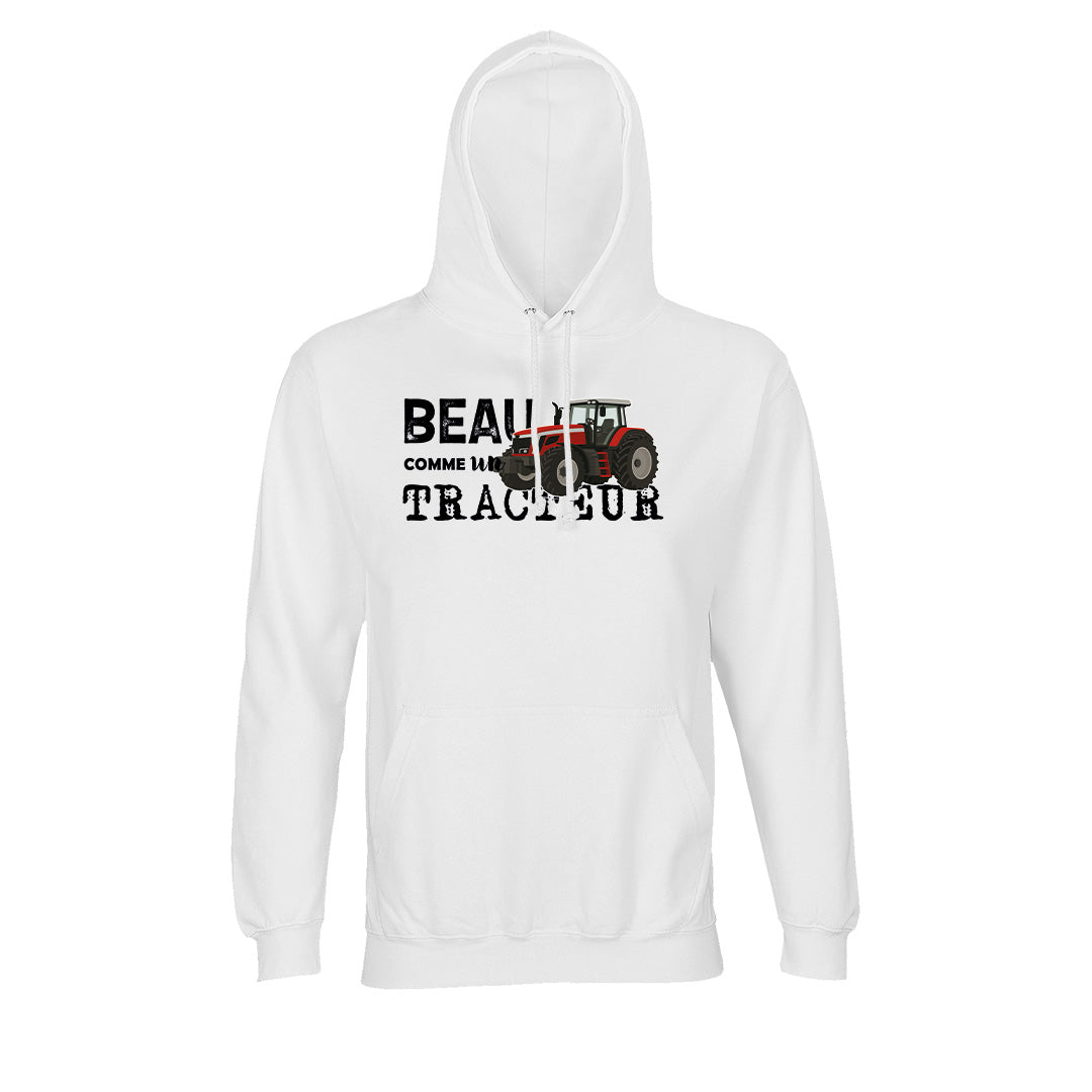Sweat "Beau comme un tracteur"