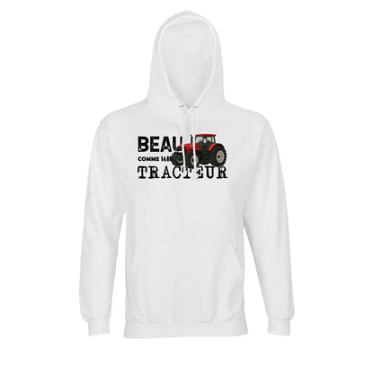 Sweat "Beau comme un tracteur"