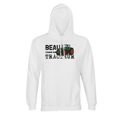Sweat "Beau comme un tracteur"