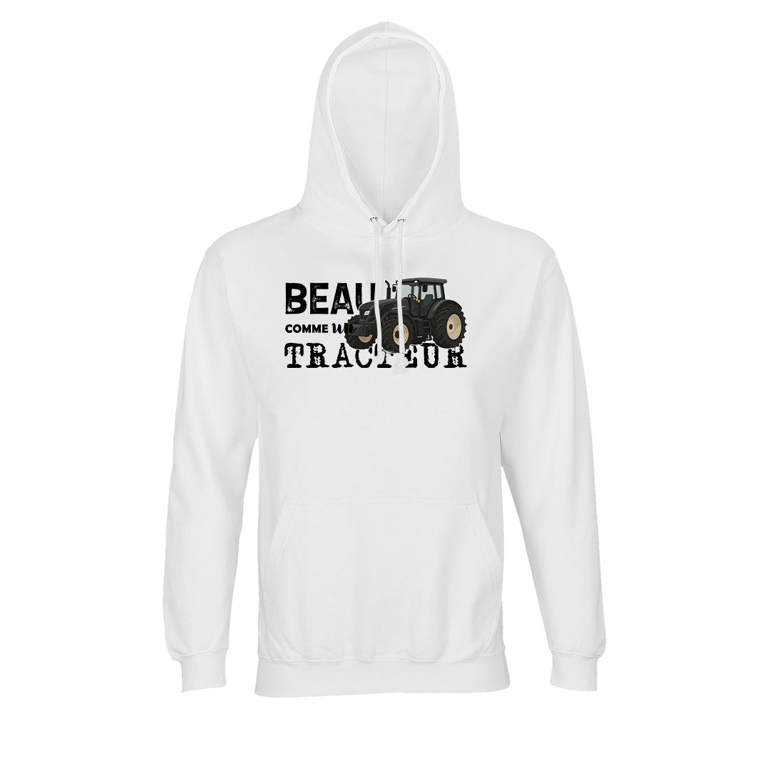 Sweat "Beau comme un tracteur"