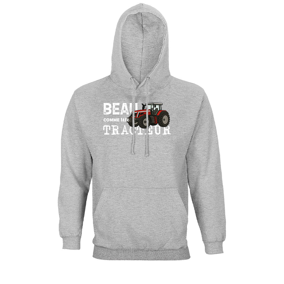 Sweat "Beau comme un tracteur"