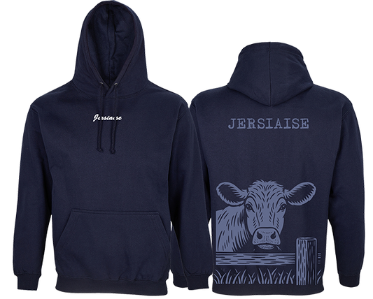 Jersey-Sweatshirt mit Kuh-Motiv