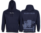 Sweat Vache Blanc-Bleu