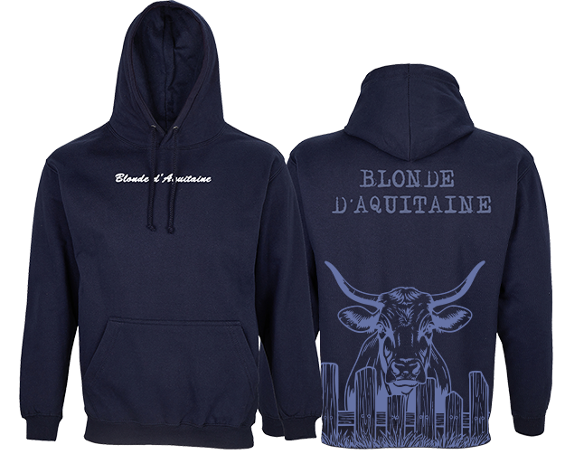 Blonde d'Aquitaine Kuh Sweatshirt