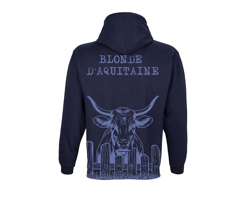 Sweat Vache Blonde d'aquitaine