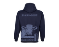 Sweat Vache Blanc-Bleu