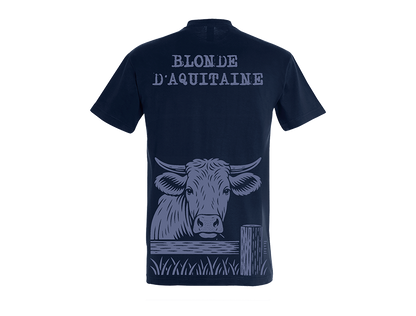 T-shirt Vache Blonde D'aquitaine