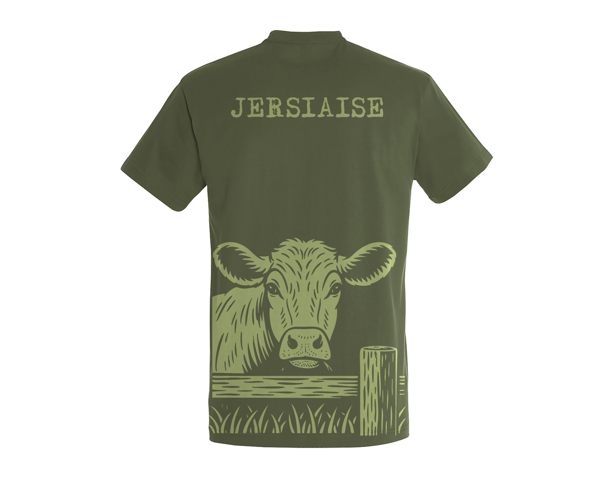 T-shirt Vache Jersiaise Kaki